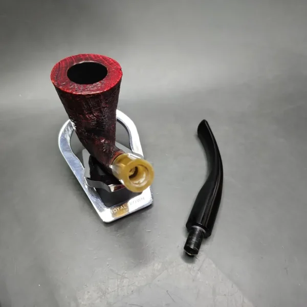 Alpha Sandblasted Calabash Estate Briar Pipe, Israeli Estates - Image 13