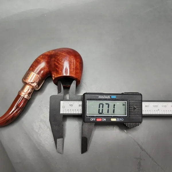 Peterson 2024 Christmas Pipe 221 Smooth Bent Billiard Briar Pipe, FT, New - Image 13