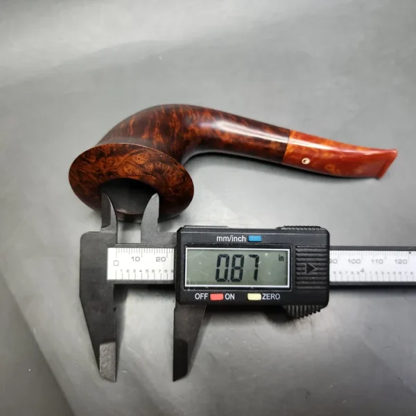 2002 JT Cooke Smooth Horn Estate Briar Pipe, American Estates - Image 12