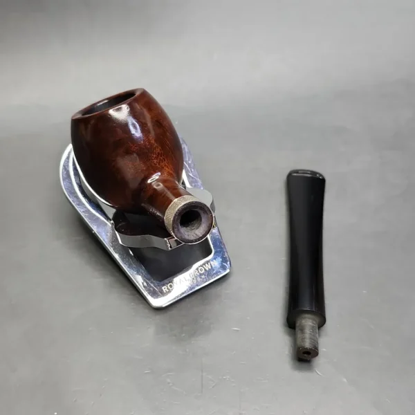 Jacobean Original by Les Wood, Smooth Apple Estate Briar Pipe, Unsmoked - Image 13