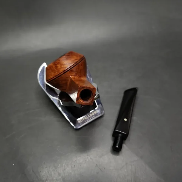1960 Dunhill Root Briar O Squat Bulldog Estate Briar Pipe, English Estates - Image 13
