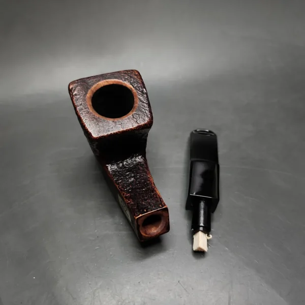 Savinelli Collection 1985 Sandblasted Panel Dublin Estate Briar Pipe, 6mm, Italian Estates - Image 13