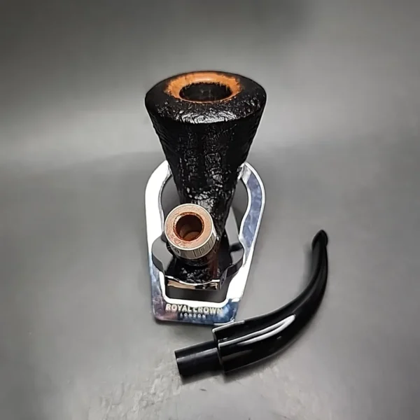 Brebbia 1997 Jubilee Calabash Sandblasted Estate Briar Pipe, Unsmoked - Image 14