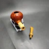 Xin Li Sandblasted Strawberry Handmade Briar Pipe, New - Image 14