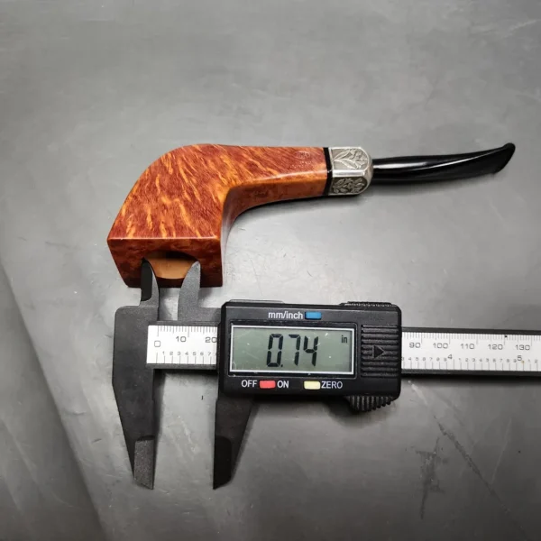 1995 Castello Limited Edition Trademark Smooth Panel Zulu Estate Briar Pipe, Unsmoked - Image 14
