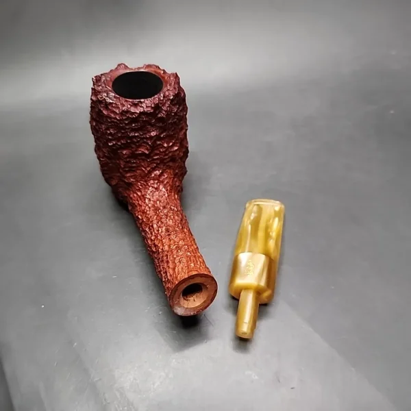 Savinelli Estella Freehand Rusticated Brandy Estate Briar Pipe, Unsmoked - Image 14