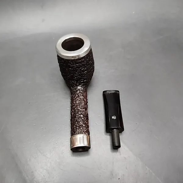 Elwood by Les Wood Silver Cap Canadian Estate Briar Pipe, English Estates - Image 14