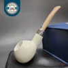 MBSD Silver Meerschaum Army Mount Prince Block Meerschaum Pipe