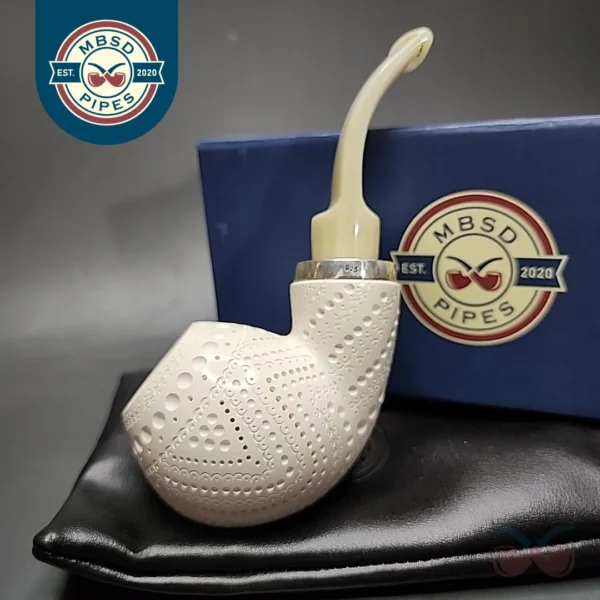 MBSD Meerschaum Reverse Calabash Block Meerschaum Pipe