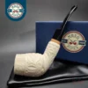 MBSD Meerschaum Deluxe Floral Cutty Block Meerschaum Pipe, Briar-Mortise