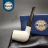 MBSD Meerschaum Deluxe Straight Billiard Block Meerschaum Pipe