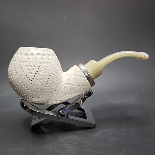 MBSD Meerschaum Reverse Calabash Block Meerschaum Pipe - Image 3