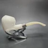 MBSD Meerschaum Deluxe Silver Peewit Block Meerschaum Pipe, Briar-Mortise - Image 3