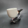 MBSD Meerschaum Deluxe Straight Pot Block Meerschaum Pipe, Briar-Mortise - Image 4