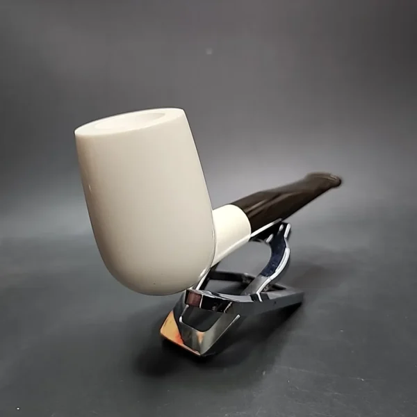 MBSD Meerschaum Deluxe Straight Billiard Block Meerschaum Pipe - Image 4