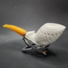 MBSD Meerschaum Deluxe Fish Block Meerschaum Pipe, Briar-Mortise - Image 5