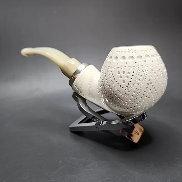 MBSD Meerschaum Reverse Calabash Block Meerschaum Pipe - Image 5