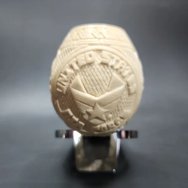 MBSD Meerschaum Silver Air Force Reverse Calabash Brandy Block Meerschaum Pipe - Image 5