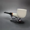 MBSD Meerschaum Deluxe Pot Block Meerschaum Pipe, Briar-Mortise, 9mm - Image 5