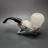MBSD Meerschaum Deluxe Freehand Cavalier Block Meerschaum Pipe, Briar-Mortise - Image 6
