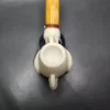 MBSD Meerschaum Deluxe Claw Block Meerschaum Pipe, Briar-Mortise - Image 6