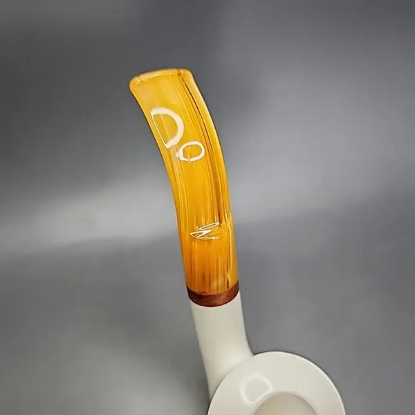 MBSD Meerschaum Deluxe Saxophone Block Meerschaum Pipe, Briar-Mortise - Image 6