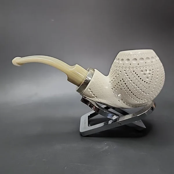 MBSD Meerschaum Reverse Calabash Block Meerschaum Pipe - Image 6