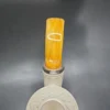 MBSD Meerschaum Silver Reverse Calabash Vase Block Meerschaum Pipe, New - Image 6