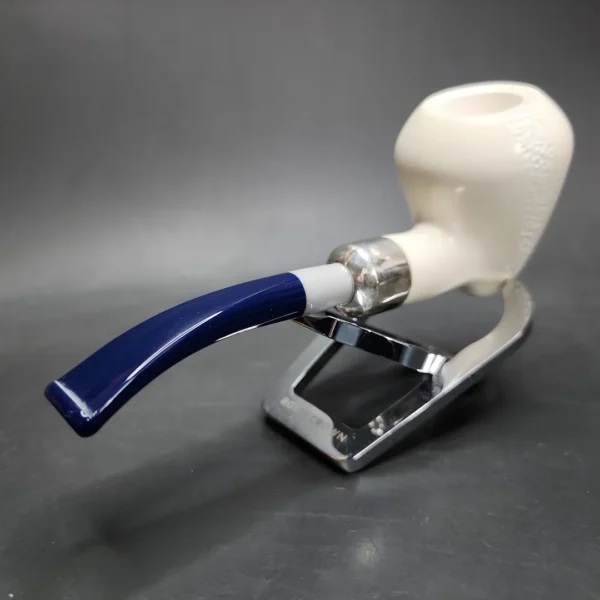 MBSD Meerschaum Silver Army Mount Peewit Block Meerschaum Pipe, New - Image 6