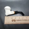MBSD Meerschaum Deluxe Freehand Cavalier Block Meerschaum Pipe, Briar-Mortise - Image 7