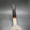 MBSD Meerschaum Deluxe Author Block Meerschaum Pipe, Briar-Mortise - Image 7