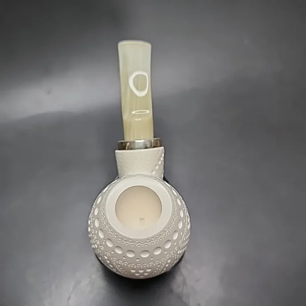 MBSD Meerschaum Reverse Calabash Block Meerschaum Pipe - Image 7