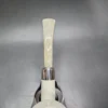 MBSD Meerschaum Deluxe Silver Peewit Block Meerschaum Pipe, Briar-Mortise - Image 7