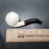 MBSD Meerschaum Deluxe Bent Apple Block Meerschaum Pipe, Briar-Mortise - Image 8
