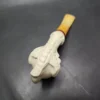 MBSD Meerschaum Deluxe Claw Block Meerschaum Pipe, Briar-Mortise - Image 8