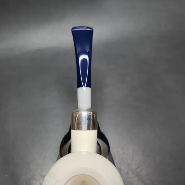 MBSD Meerschaum Silver Army Mount Peewit Block Meerschaum Pipe, New - Image 8