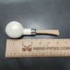 MBSD Silver Meerschaum Army Mount Prince Block Meerschaum Pipe - Image 9
