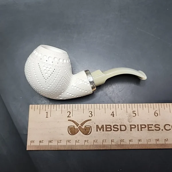 MBSD Meerschaum Reverse Calabash Block Meerschaum Pipe - Image 9
