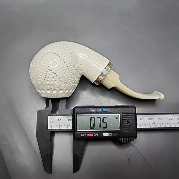 MBSD Meerschaum Reverse Calabash Block Meerschaum Pipe - Image 10