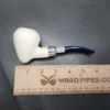 MBSD Meerschaum Silver Army Mount Peewit Block Meerschaum Pipe, New - Image 10