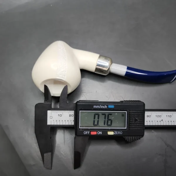 MBSD Meerschaum Silver Army Mount Peewit Block Meerschaum Pipe, New - Image 11