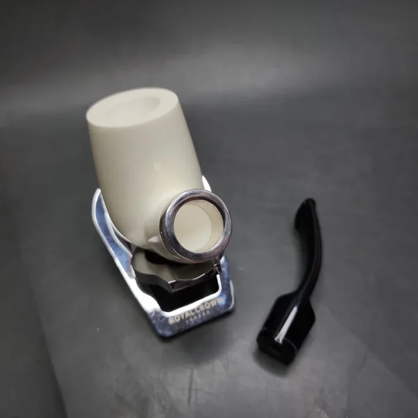 MBSD Meerschaum Silver Reverse Calabash Stack Block Meerschaum Pipe - Image 11