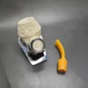 MBSD Meerschaum Silver Reverse Calabash Rhodesian Block Meerschaum Pipe - Image 11