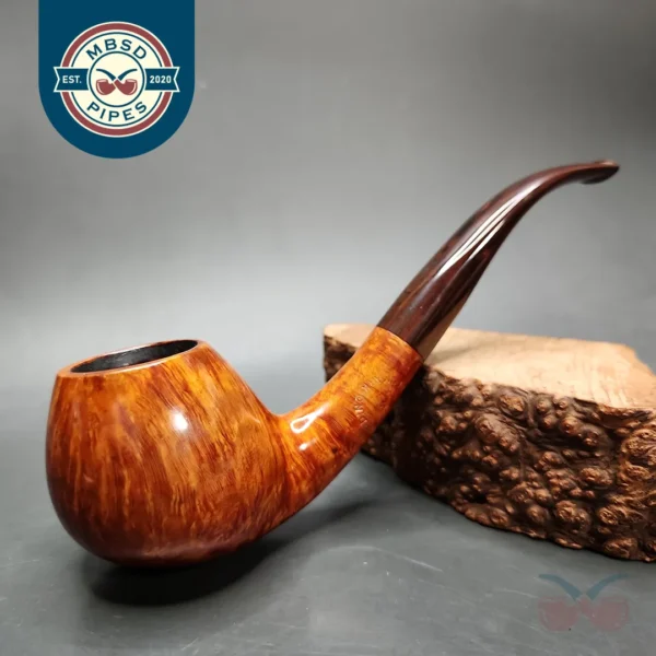 Nording Handmade Grade 17 Smooth Apple Estate Briar Pipe, Danish Estates