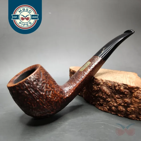Savinelli Collection 1987 Sandblasted Estate Briar Pipe, 6mm, Italian Estates