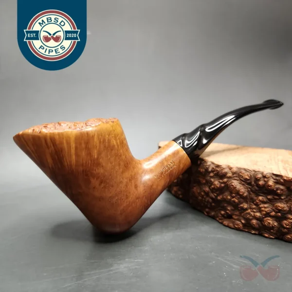 Savinelli Autograph 4 Smooth Freehand Estate Briar Pipe, Italian Estates