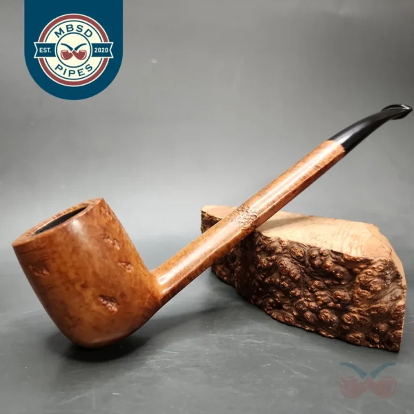 Savinelli Extra Spot Carved Lumberman Estate Briar Pipe, Italian Estates