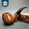 S. Bang Pre-1984 7 Smooth Brandy Sitter Estate Briar Pipe, Danish Estates