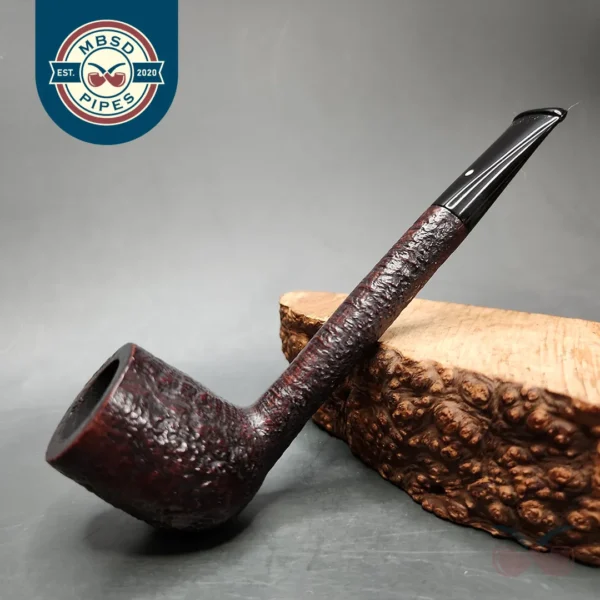 1968 Dunhill Shell 33 Group 2 Sandblasted Liverpool Estate Briar Pipe, English Estates