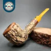 1998 Tom Spanu Sughero Cork Wrapped Billiard Estate Briar Pipe, Italian Estates